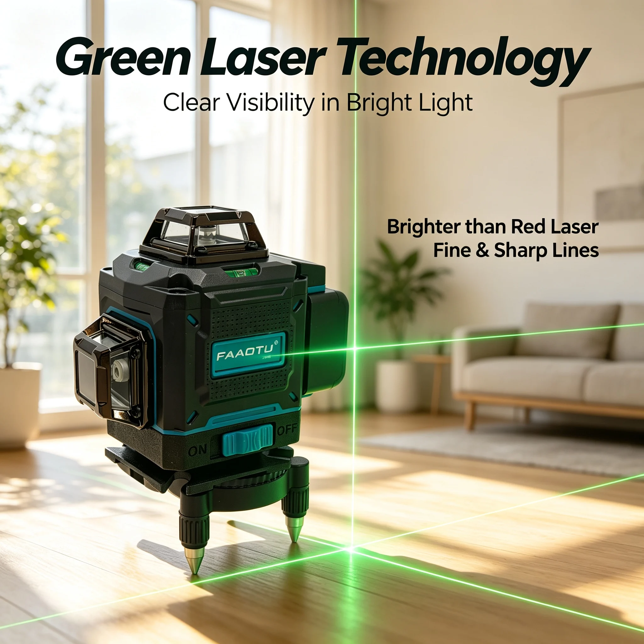 FAAOTU 4D 16 linee 360 °   Liv - Spirit Level recensione e prezzo